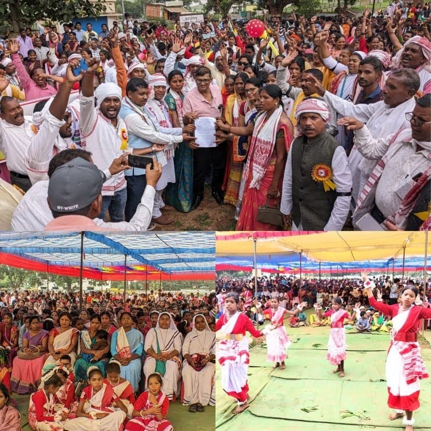 कुसमी में विश्व आदिवासी दिवस की धूम,, कार्यक्रम में हजारों की संख्या में लोगों हुए, शामिल.. सभा व रैली बाद राष्ट्रपति व राज्यपाल के नाम मांगो का ज्ञापन सौपा..