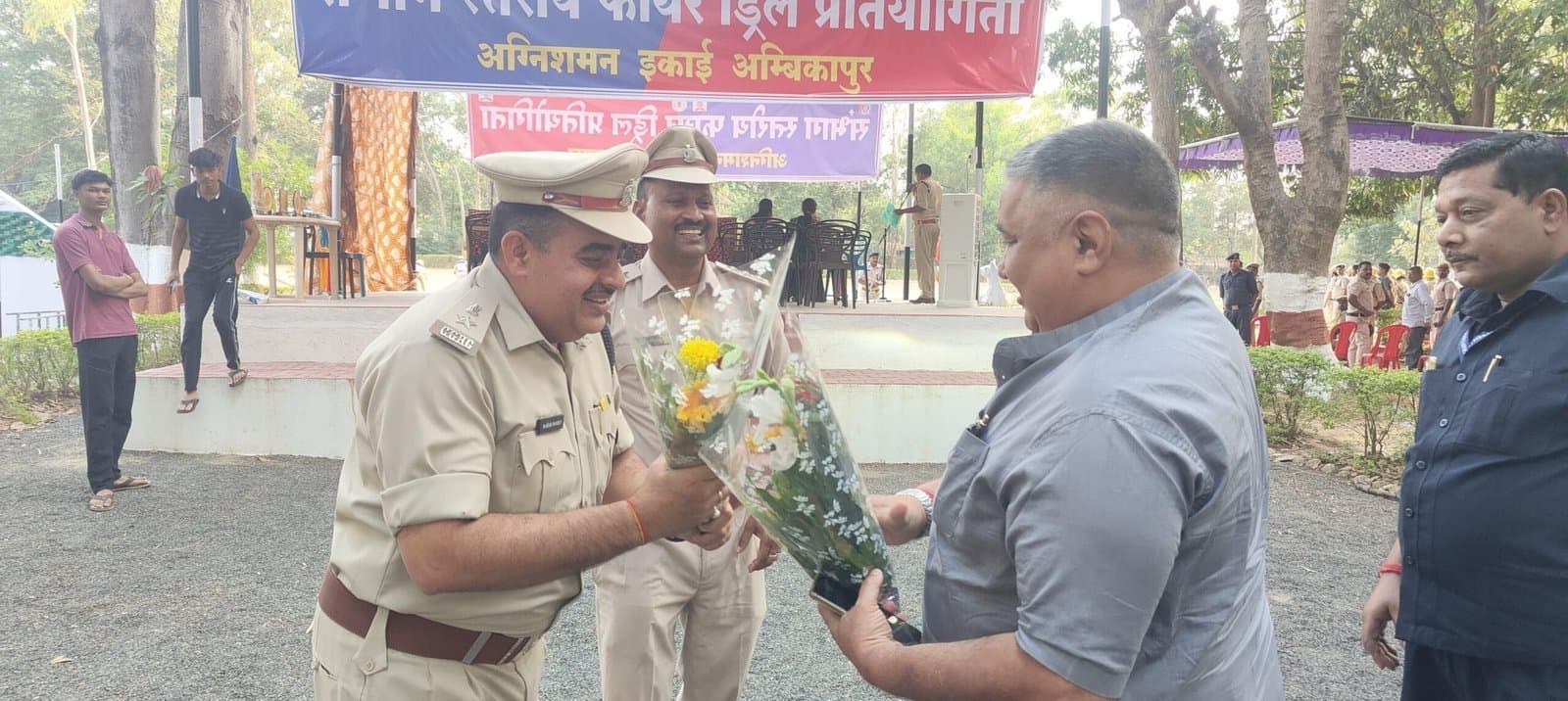 अग्निशमन इकाई द्वारा आयोजित संभागीय स्तरीय हायर ड्रिल प्रतियोगिता में अंबिकापुर विधायक मुख्य अतिथि के रूप में हुए शामिल