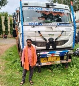 CGNews :बॉक्साइट ट्रक की टक्कर से युवक की दर्दनाक मौत को अंजाम देने वाले, ट्रक को पुलिस ने कड़ी मशक्कत के साथ धरदबोचा